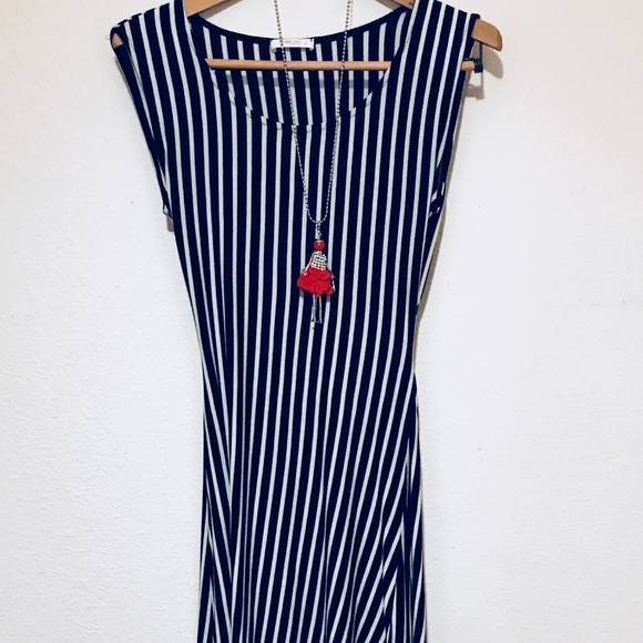 Poetry Dresses & Skirts - ♥️UNIQUE BLACK & WHITE STRIPED DRESS 🖤